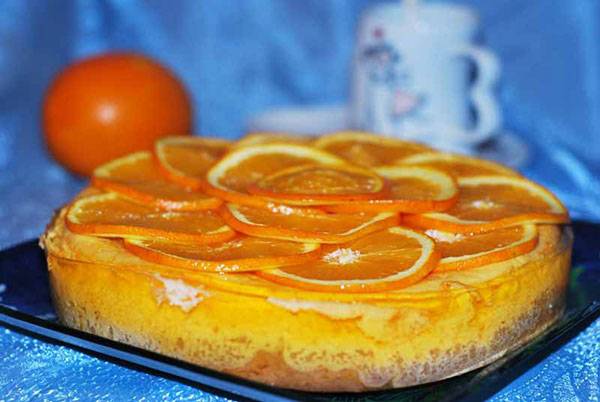 Как приготовить апельсиновый пирог с фото
