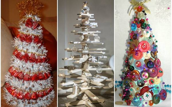 Отличные идеи, как сделать новогоднюю елку своими руками (25 фото) - фото