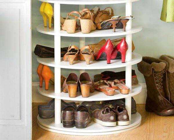 Полка для обуви: несколько необычных идей - фото